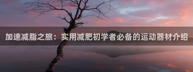 凯捷体育集团：加速减脂之旅：实用减肥初学者必备的运动器材介绍